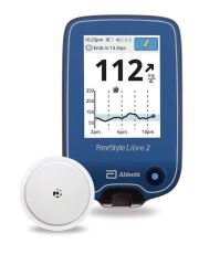 Continuous Blood Glucose System FreeStyle® Libre 2 1 Second Results No Coding Required