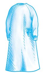 Surgical Gown with Towel SmartGown™ X-Large / X-Long Blue Sterile AAMI Level 4 Disposable