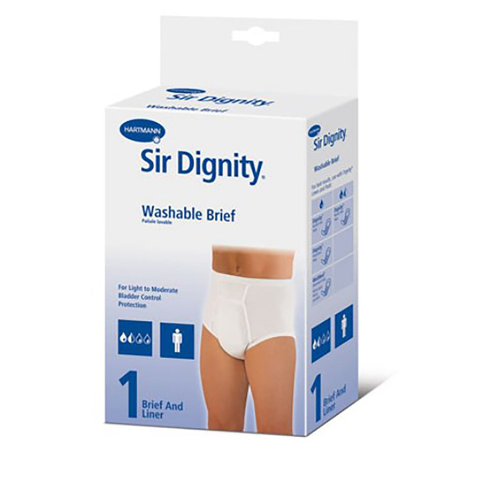 Sir Dignity® Protective Underwear with Liner Male Cotton Blend Medium Pull On Reusable